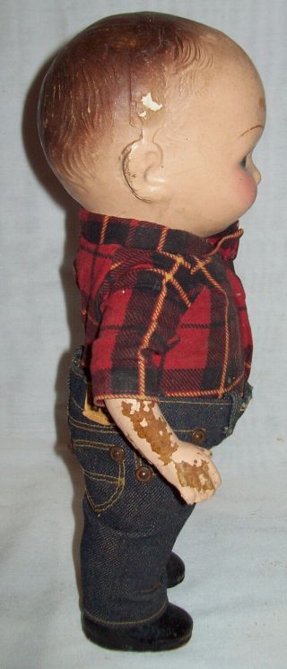 Vintage Buddy Lee Doll in Cowboy Outfit - Clothes No Hat,  Belt or Scarf 3
