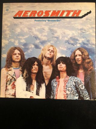 Aerosmith Self Titled Debut Lp W/ Dream On Pc 32005 Columbia 1973