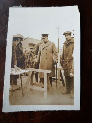 R.  A M.  C.  Netley 1914.  Sir W.  Crooks,  London C.  O.  Ww1 Photo 9x6cm