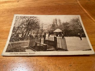 Old Postcard Old Stocks Aboretum Walsall