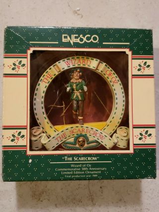 1989 Enesco The Wizard Of Oz 50th Anniversary Ornament The Scarecrow
