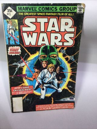 Star Wars 1 (1977) Marvel Comic Book - Rare