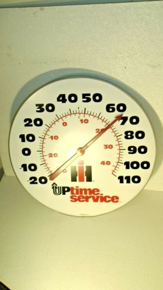 Vintage International Harvester Uptime Service Thermometer Farm Machinery Ih 18 "