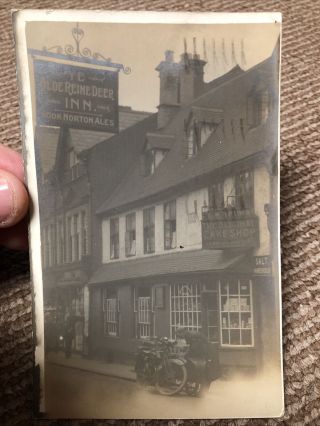 Ye Olde Reine Deer Inn Parsons Street Banbury Hook Norton Ales 1921