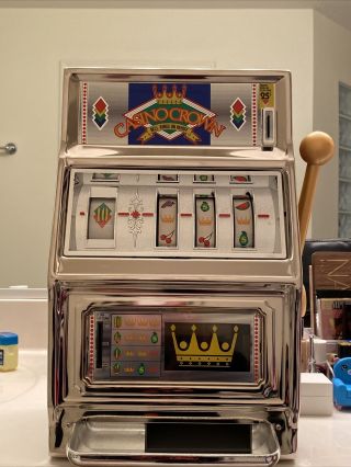 Vintage Waco Casino Crown Slot Machine Toy 25 Cent Made In Japan