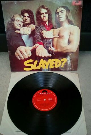 Slade ‎– Slayed? Vinyl 12 " A1/b1 1st Press Lp Polydor 2383 163 1972