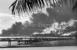 Ww2 Picture Photo Uss Shaw Exploded During The Pearl Harbor Attack 1941 1292