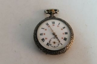Antique Vintage Old Swiss Made Pocket Watch.