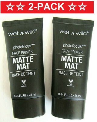(2 - Pack) Face Primer Wet N Wild Photo Focus - Matte