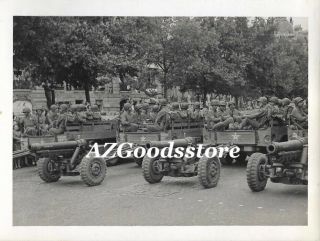 Ww2 Photo Liberation Of Paris Us Army Troops Taking The City 1944 Picture 4x6
