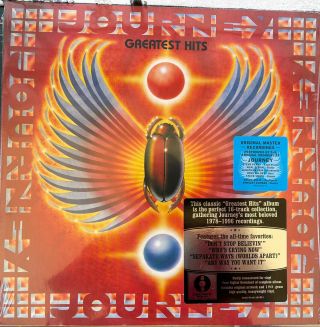 Journey Greatest Hits 1978 - 1996 Vinyl 2 Lp Remastered 180 Gram