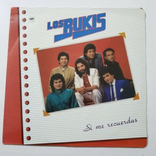 Los Bukis ‎– Si Me Recuerdas Lp Colombian Press 1988 Cbs