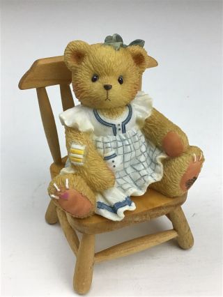 Cherished Teddies: Dina Girl In Chair Bear Enesco Figurine 141275 You’re Special