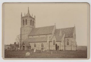 Worcestershire Cabinet Photo - Suckley Church In Malvern Hills By H.  R.  Hemsworth