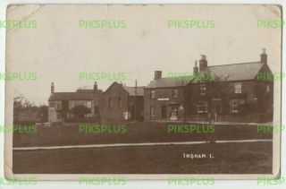 Old Postcard Ingham Lincoln Real Photo Vintage 1917