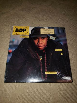 Edutainment Boogie Down Productions Krs One 1 Jive Records 1990 Vinyl 1st Press