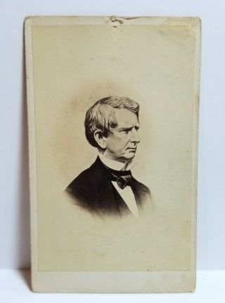 1860s William H.  Seward,  U.  S.  Secretary Of State During Civil War,  Cdv Photo