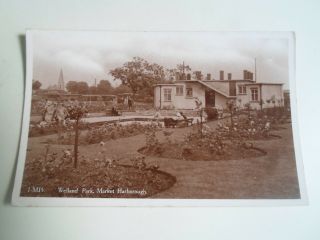 Rare Old Nostalgic Rppc Welland Park,  Market Harborough (1 - M15) §a1632