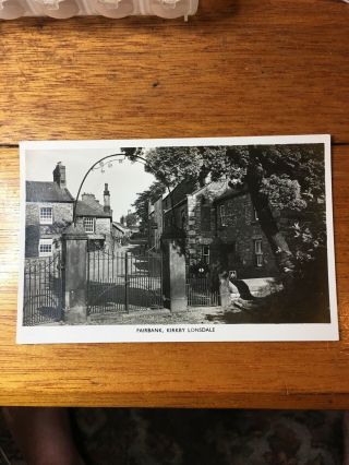 ❤️ Old Postcard Of Fleece Inn Fairbank Kirkby Lonsdale