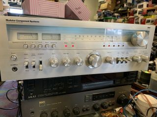 Vintage Modular Component Systems Mcs 3233 Stereo Receiver W/ Led Dial Lamps