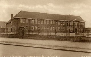 Vintage Postcard,  The Girls High School Jockey Road Sutton Coldfield Unposted