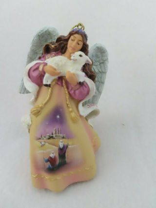 Said The Little Lamb Danbury Heavenly Angels Ornament - Mwt