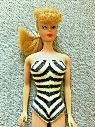 Gorgeous 6 Vintage Barbie Ashe Blonde Ponytail. 3
