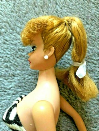 Gorgeous 6 Vintage Barbie Ashe Blonde Ponytail. 5
