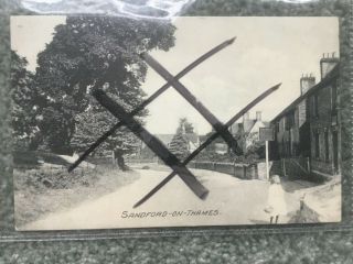 Old Postcard Of Sandford On Thames,  Oxford,  Oxfordshire
