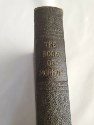 Book of Mormon LDS Salt Lake City 1927 Vintage VGUC 2