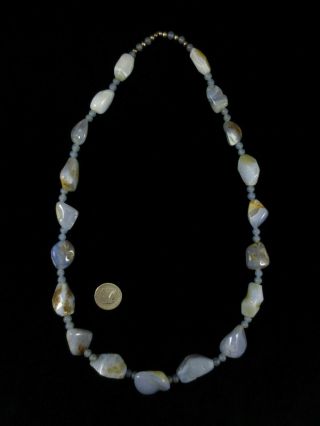 Vintage Ellensburg Blue Agate Necklace