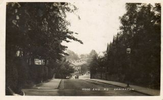Vintage Pc,  Wood End Rd,  Erdington,  Birmingham Nr.  Sutton Coldfield Posted1910