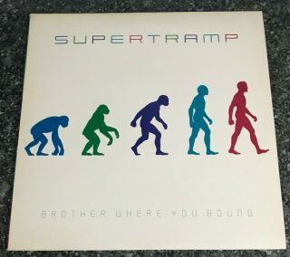 Lp Vinyl Album Supertramp Brother Where You Bound 1985 Uk A&m Ama 5014 Ex/ex