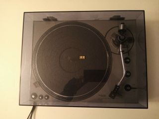Vintage Technics By Panasonic Direct Drive Turntable Sl - 1650 With Dust Cover