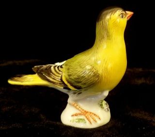 Vintage Meissen Porcelain Bird Goldfinch Figurine Model 2997 Germany 3