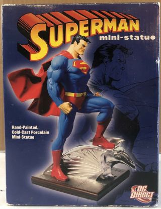 Rare Superman Mini Statue - By Jim Lee