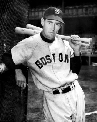 Ted Williams Boston Red Sox Baseball Hall Of Famer - 8x10 Sports Photo (ww036)