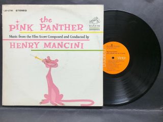 The Pink Panther L.  P Record " Music From The Film " Henry Mancini