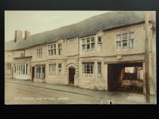 Staffordshire Kinver High Street Old Houses - Old Postcard