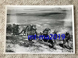 Ww2 Press Photograph - Ww2 German Luftwaffe Paratroopers In Kreta?