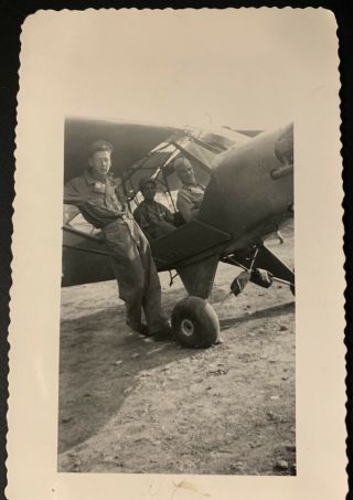 World War Two Trainer Plane Airplane Chanute Air Base Rantoul Illinois Photo