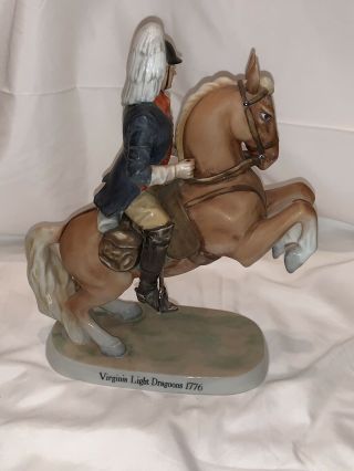 Cavalry Soldier & Horse Figurine 