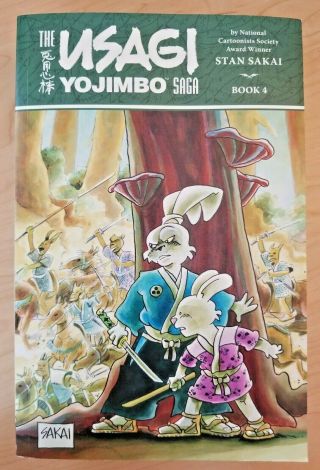 Usagi Yojimbo Saga Book 4 By Stan Sakai (1st Edition Dark Horse Trade Paperback)