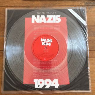 Roger Taylor - Nazis 1994 12” Clear Vinyl Queen