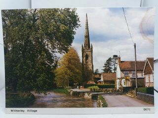 Vintage Postcard Witherley Village Atherstone Leicestershire