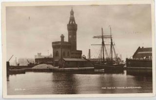 Birkenhead - Water Tower Great Float Lost Top Bombed Ww2 - Real Photo C.  1930