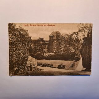 North Cerney Church - Old Postcard (1913)