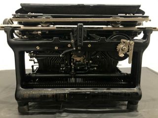 Vintage Black Continental Wanderer - Werke A.  G.  Chemnitz German Typewriter 5