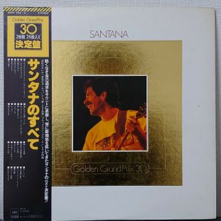 Santana Golden Grand Prix 30 Cbs/sony 40ap 453,  4 Japan Obi Vinyl 2lp
