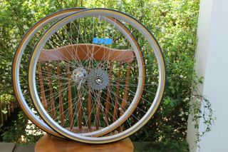 Vintage Clincher Wheelset With Campagnolo Hubs